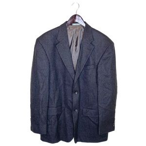 Oscar De La Renta Mens 100% Lambswool Blazer